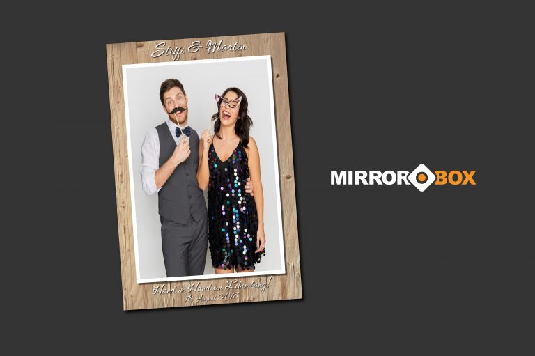 Mirrorbox Fotospiegel Hochzeit Arbing Heuboden